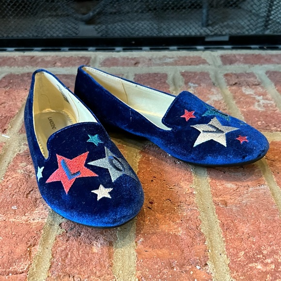 Girl’s Lands End Venetian Ballet Flats, size 4 - Picture 2 of 4